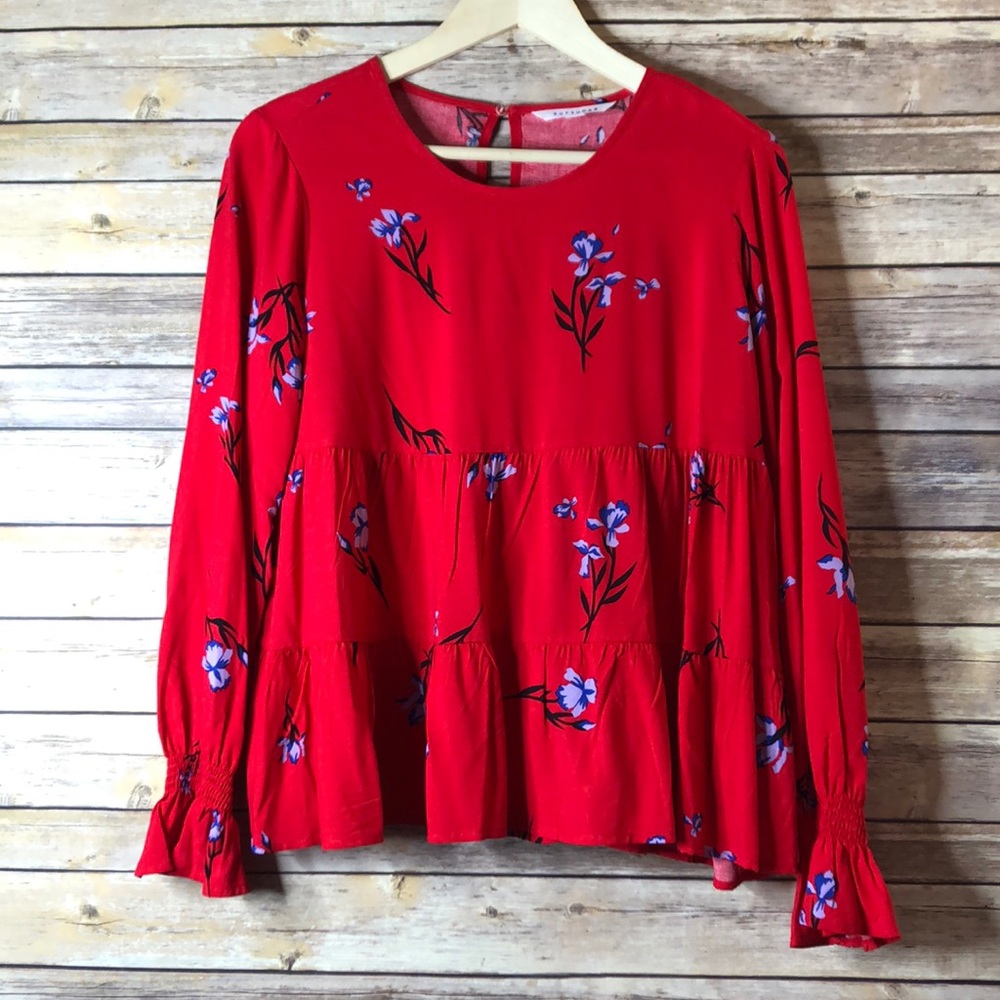 NWOT POPSUGAR Floral Babydoll T S